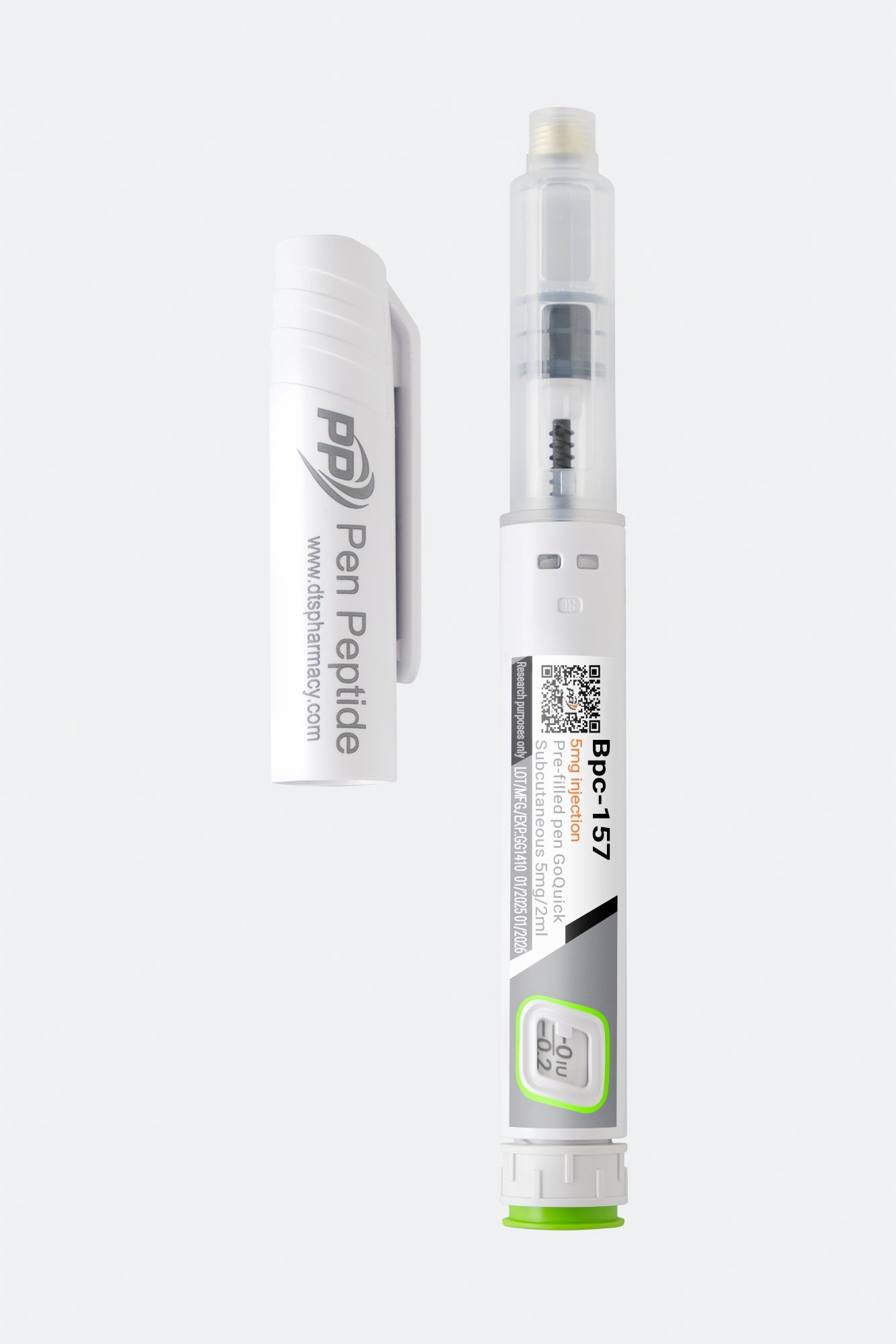 Peptid BPC-157 i injektionspenna