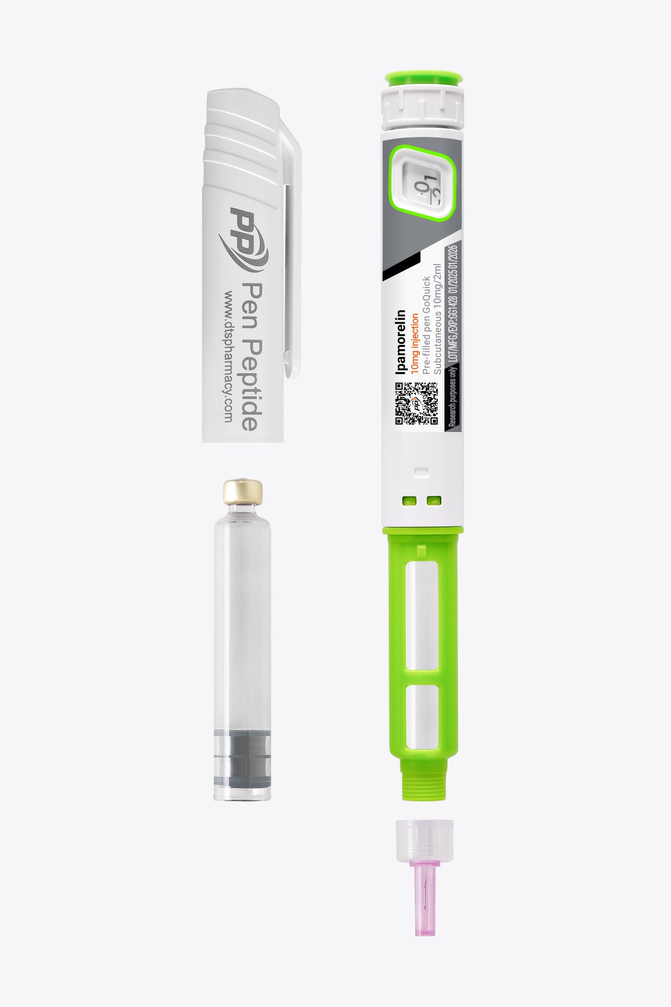 Peptid Ipamorelin i injektionspenna