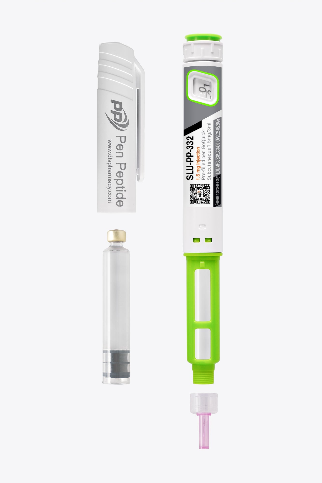 SLU-PP-332 peptid i form av en penna för subkutan användning